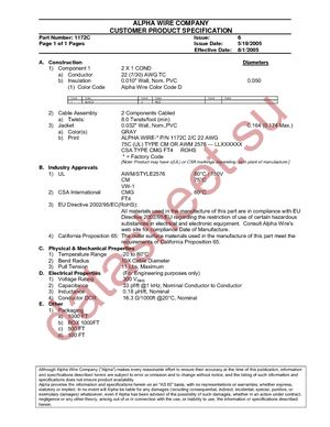 1172C SL001 datasheet  